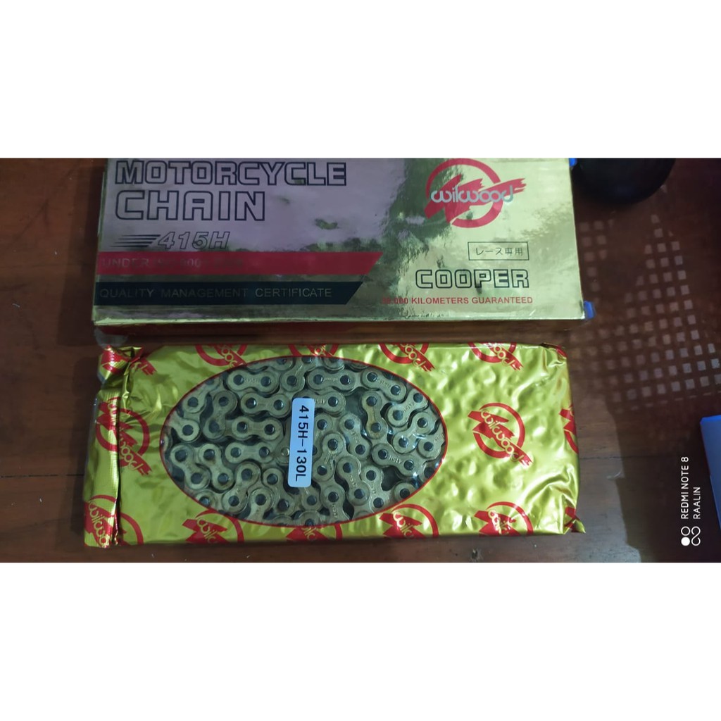 Rantai Rante 415 wilwood gold rantai 415H wilwood 130L