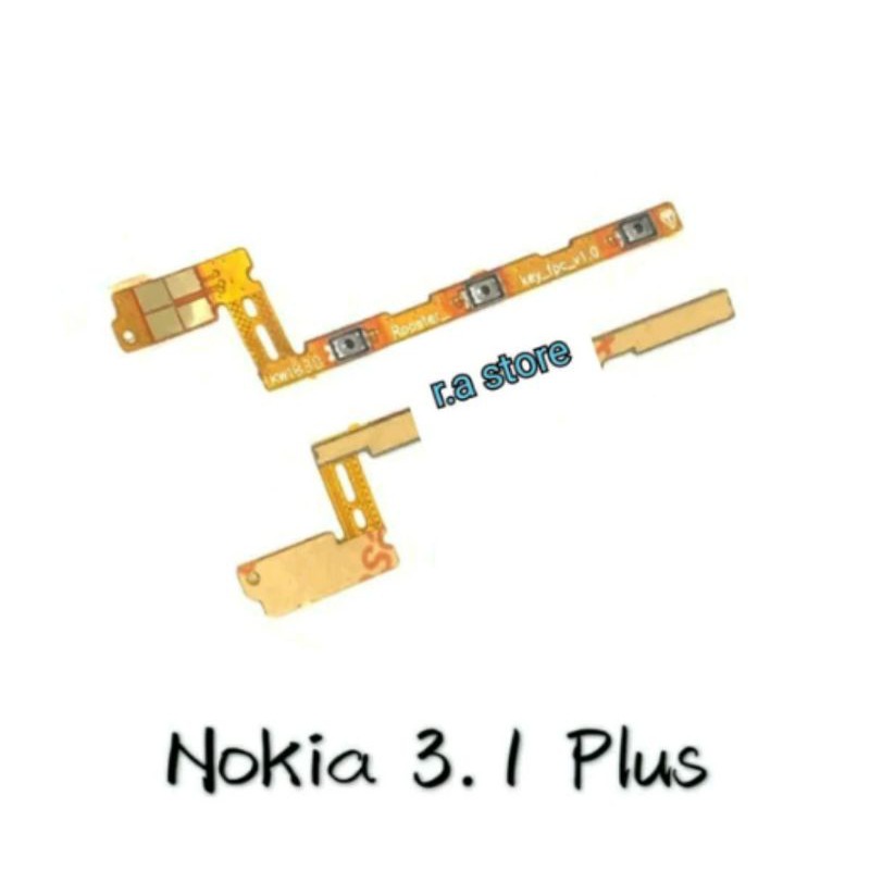 Flexibel flexible on off volume Nokia 3.1 plus X3 TA1118 TA1125 Fleksibel on of Vol Tombol power Ori