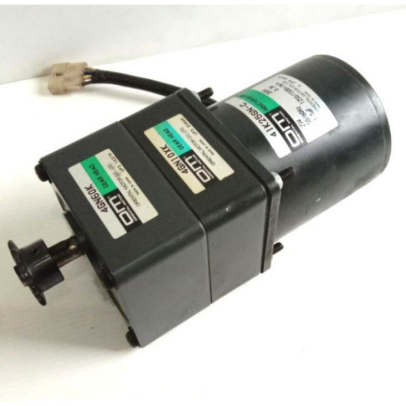 Ac Motor Gearbok 220V 25W Ratio 1 : 70 High Torque