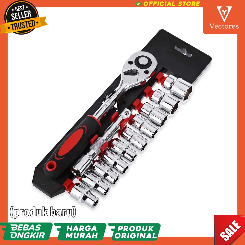 [ASLI] Kunci Pas CR-V Drive Socket Wrench Set Kit Fitting Lock 12pcs Original