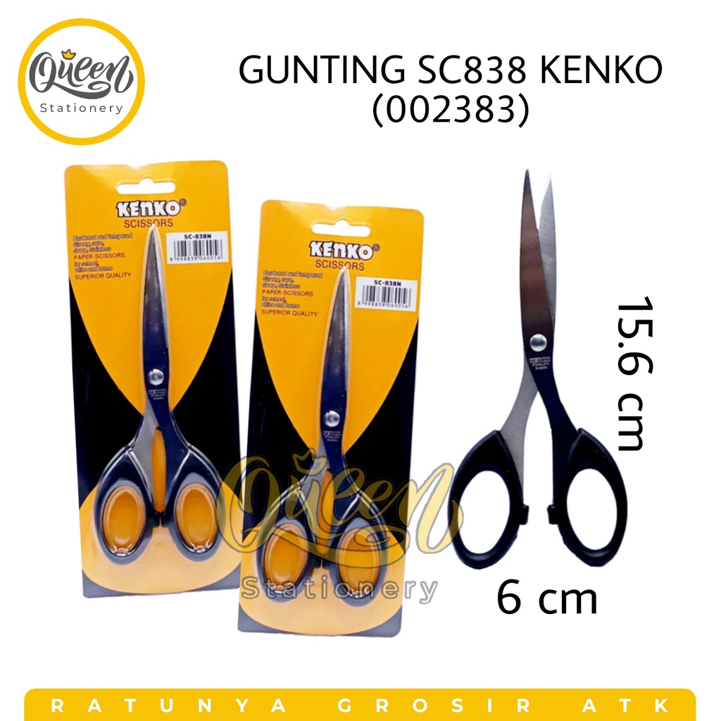 

1 PCS GUNTING TANGGUNG SC838 KENKO (002383) / GUNTING KERTAS / GUNTING KENKO / GUNTING MULTIFUNGSI / GUNTING TANGGUNG