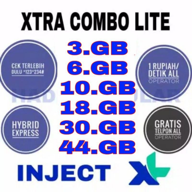 [promo] Isi Ulang Kuota XL XTRA COMBO LITE | Shopee Indonesia