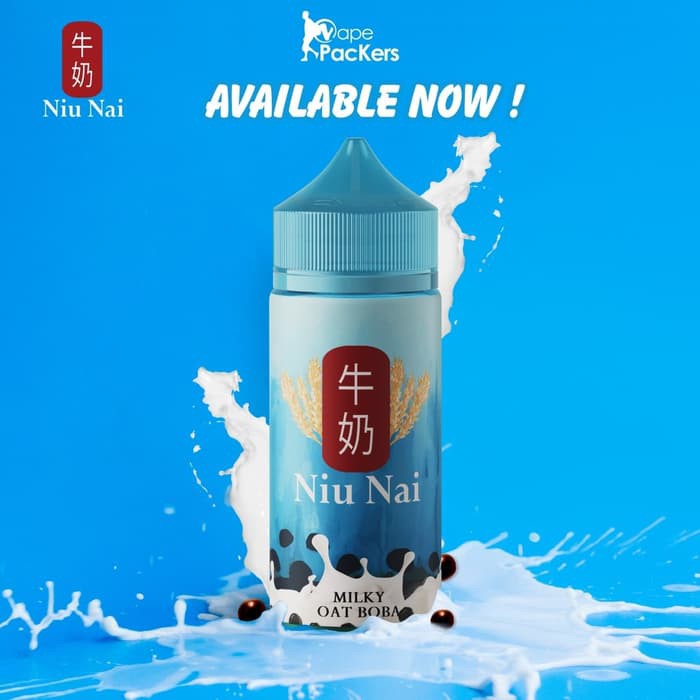 liquid Vape Niu Nai Niunai 100ml 3mg dan 6mg by Rhomedal X Vapepackers