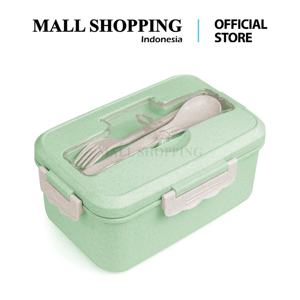 (COD) Lunch Box Set 4 in 1 Kotak Bekal Tempat Makan MALL SHOPPING