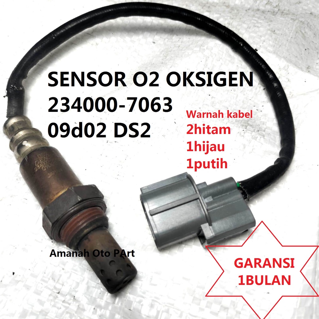 Sensor o2 co2 oksigen oXYGEN KNALPOT Honda JD1 JB1 234000-7063 09d02 DS2 denso japan copotan original ori asli