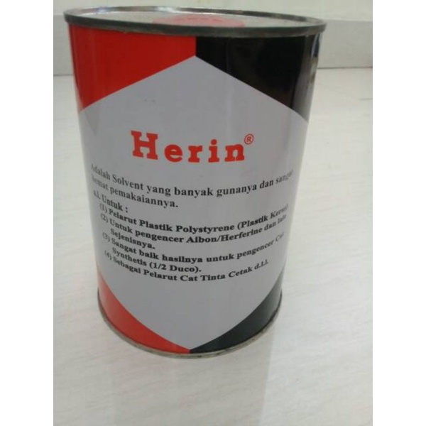 Pelarut Plastik Cat Tinta / Pengencer Lem / Herin