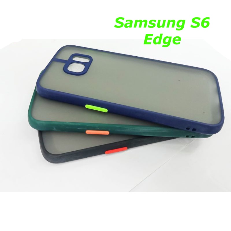 SOFTCASE SAMSUNG GALAXY S6 EDGE - CASE MATTE FULL COLOUR MY CHOICE BUMPER CASE PELINDUNG KAMERA