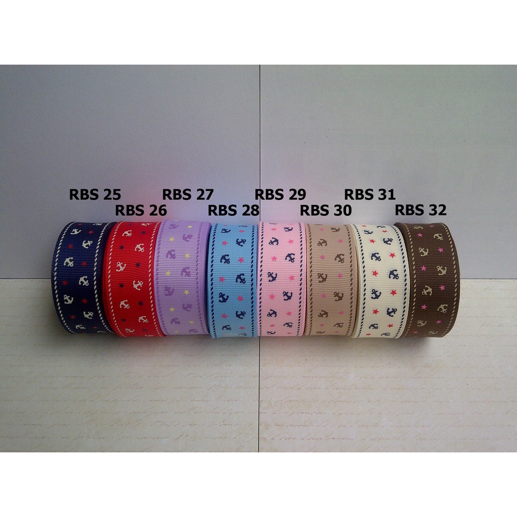 

[10 YARD] PITA GROSGRAIN MOTIF JANGKAR SALE RBS 25,26,27,28,29,30,31,32