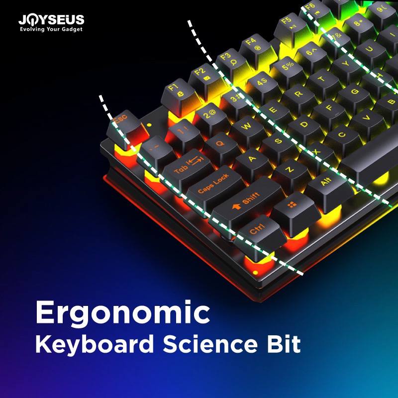 JT - 1 SET Joyseus Paket keyboard gaming dan Mouse RGB/  Set Mouse dan Keyboard Gaming USB Cable RGB/keyboard komputer Joyseus