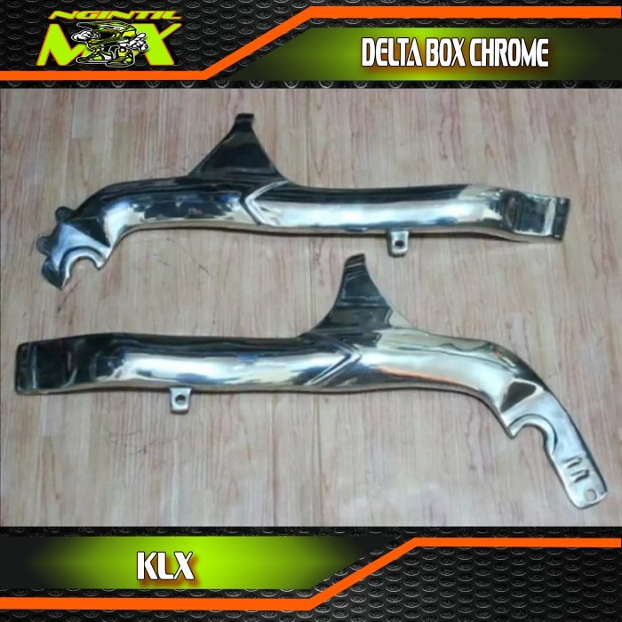Deltabox KLX Silver Chrome Hitam - Deltabox KLX 150L Dtracker