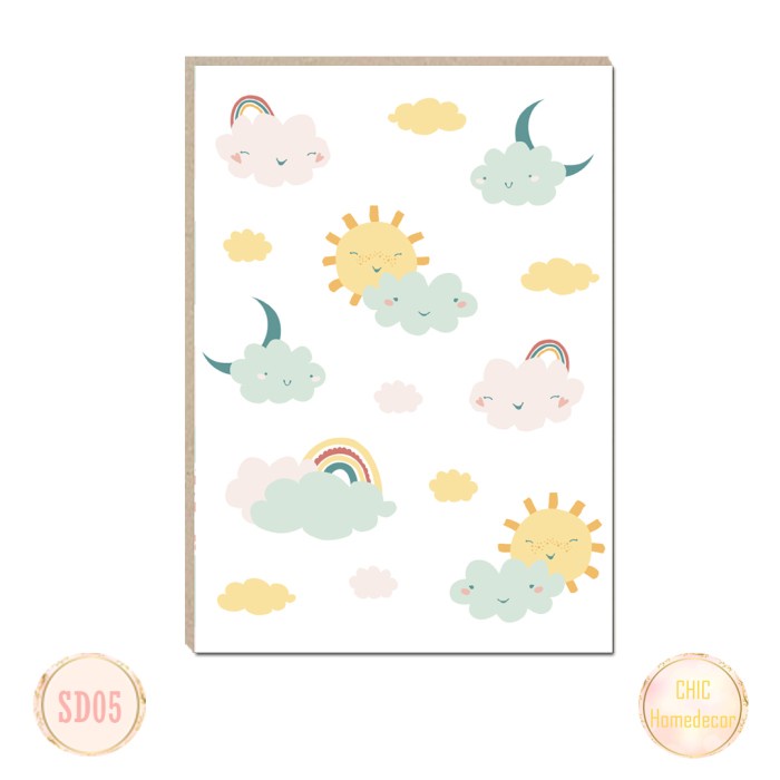 WP PROJECT Hiasan dinding kamar anak motif scandinavian SD05 Keren