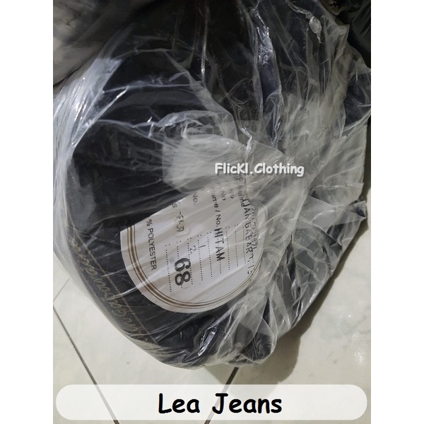 Bahan Kain Jeans Denim Lea Gabardine  Permanent Press Celana Formil Formal Rollan