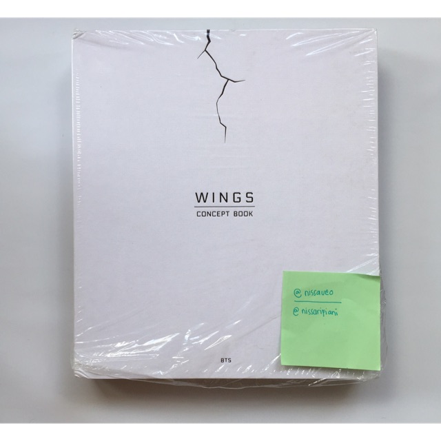 BTS WINGS CONCEPT BOOK TANPA LENTICULAR