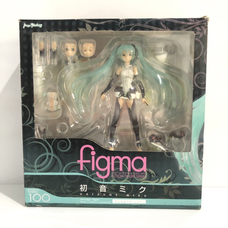 Preloved Original hatsune miku action figure figma append ver anime manga pajangan vocaloid mainan