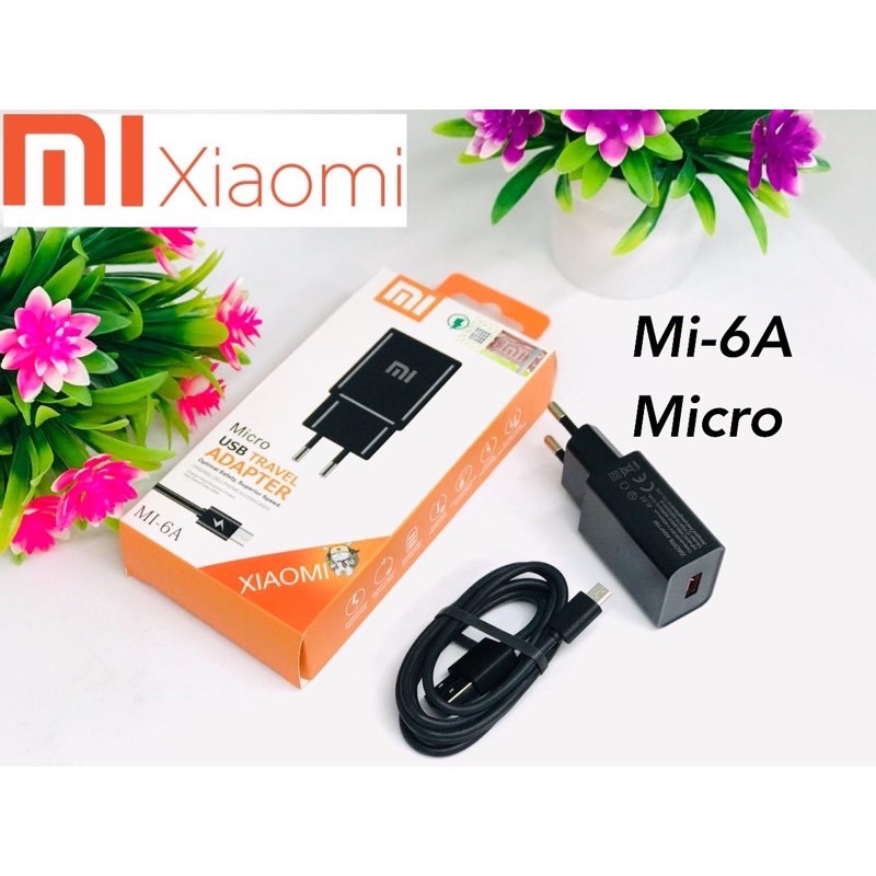 CHARGER REDMI 6A MICRO/TYPE C FAST CHARGING