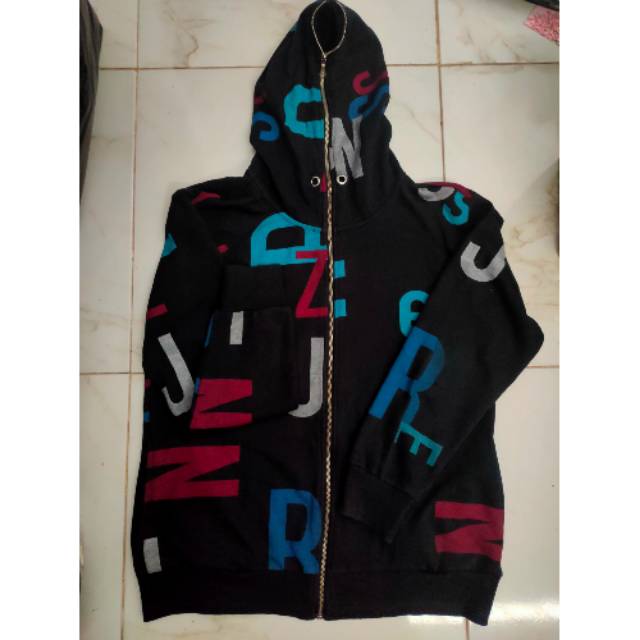 zip hoodie reiz jeans full print