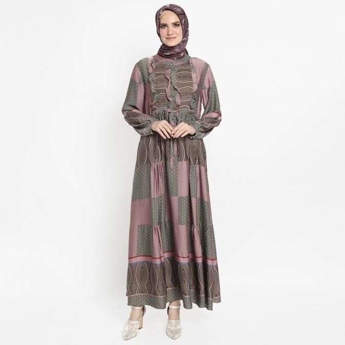 Allea Itang Yunasz Baju/Baju Busana Muslim RIKHA DRESS