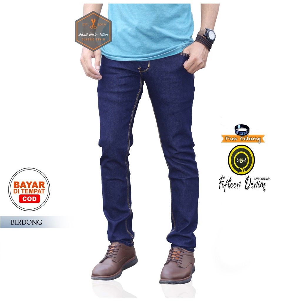  CELANA  JEANS  BIRDONG PRIA  COWO COWOK SLIMFIT MURAH  DAN 