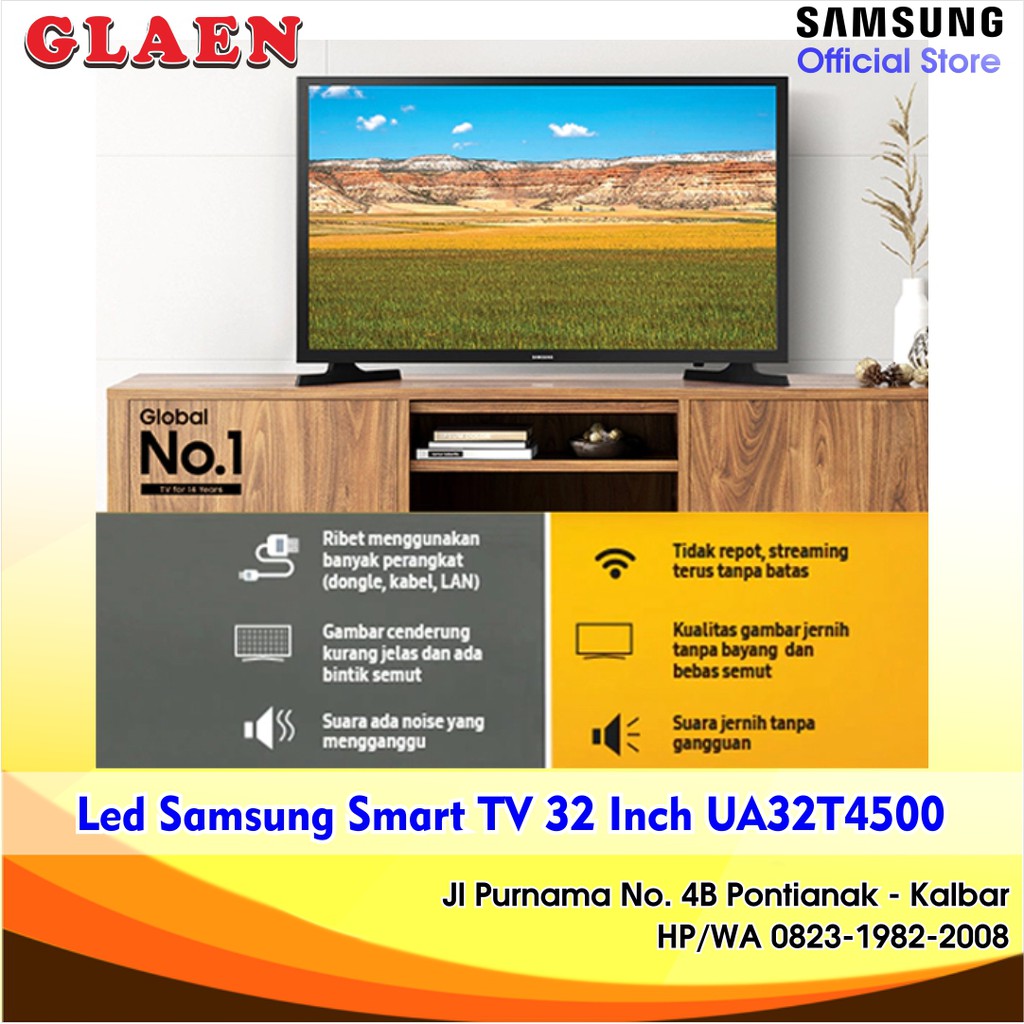 Led Smart TV Samsung 32 Inch | Samsung Smart TV UA32T4500 Bixby | Super Smart TV Terbaru-5