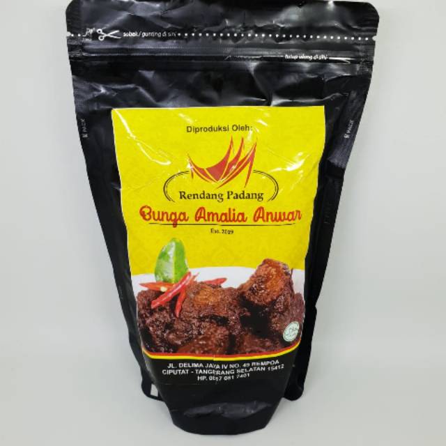 

Rendang padang asli enak dan lezat berat 500gr