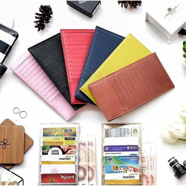 

READY STOCK Card Holder 24 Slot + Slot for Money