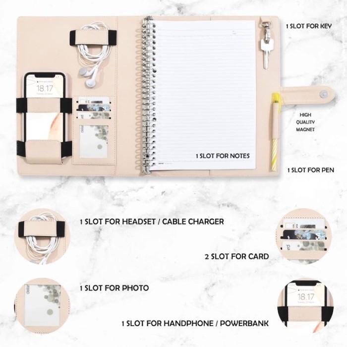 

Gia | Binder A5 Custom Nama / Binder Kantor / Binder Sekolah / Binder Kuliah