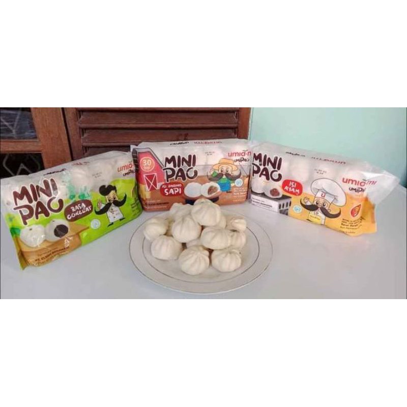 

minipao Ayam,daging dan cokelat isi 30 pic