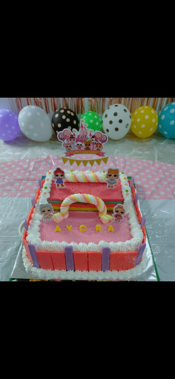 Cake Topper Lol ( 1set Isi 11pcs)