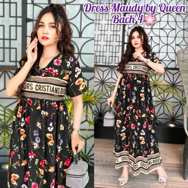 Dress Maudy By Queen/dress Cantik/daster smk