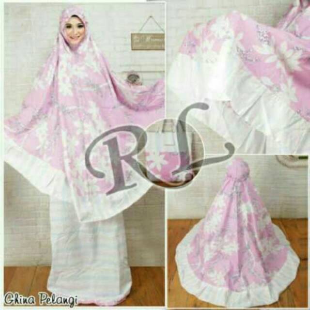 CAQ-mukena ghina pelangi