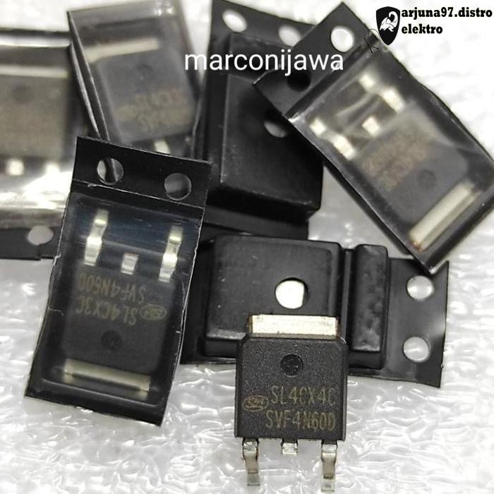 Svf4N60D Transistor Smd Tempel Marcojiw99 Kualitas Baik