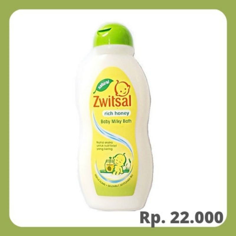 Zwitsal Baby Baby milky Bath rich honey 200ml