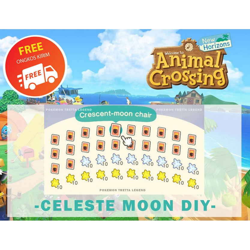 Celeste Lunar DIY Lengkap BELLS NMT Animal Crossing