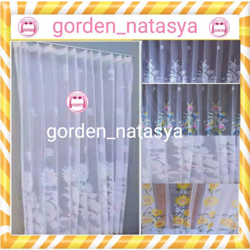 Gorden vitrase Daleman Gorden jendela hordeng vitrase gorden korden