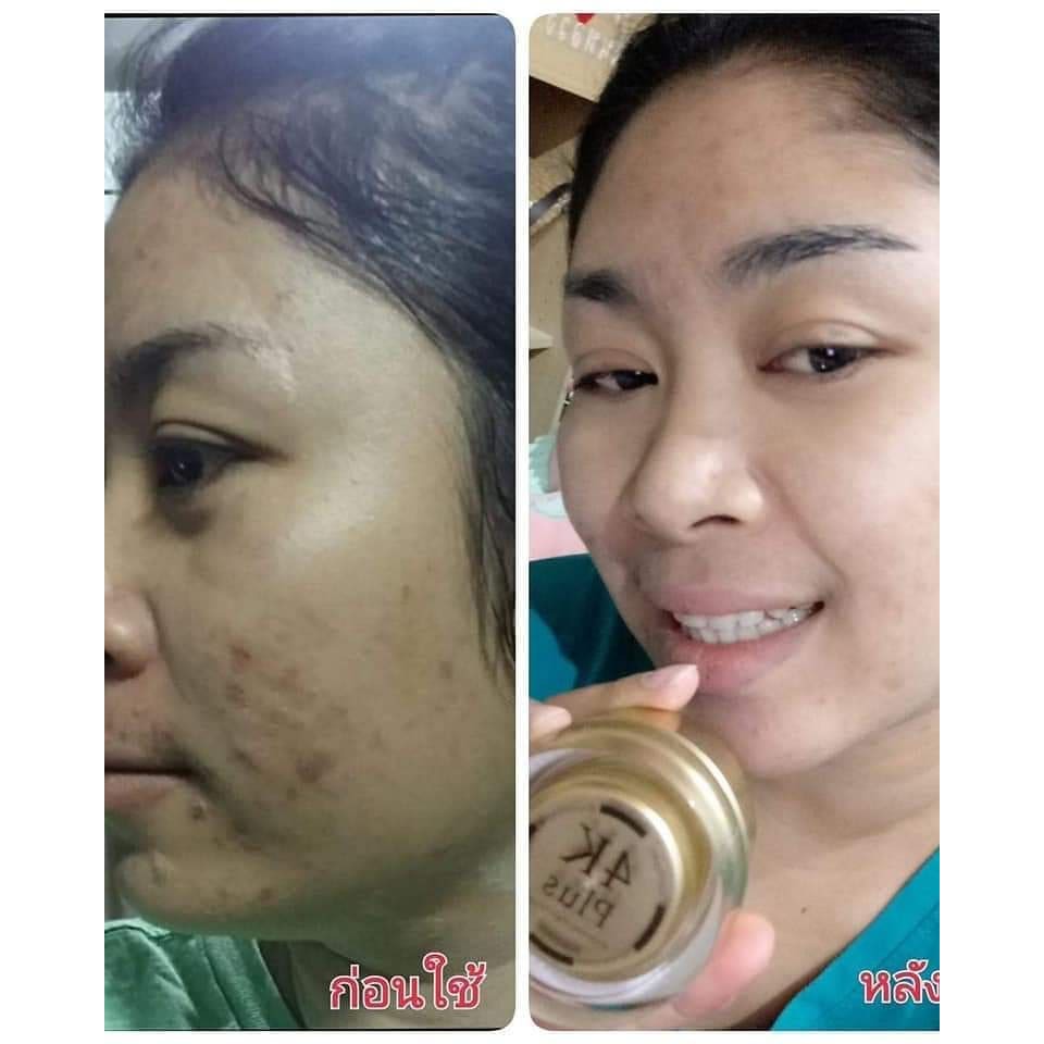 4K PLUS WHITENING NIGHT CREAM + GOJI BERRY + BB CREAM alpha arbutin collagen ginseng snow lotus