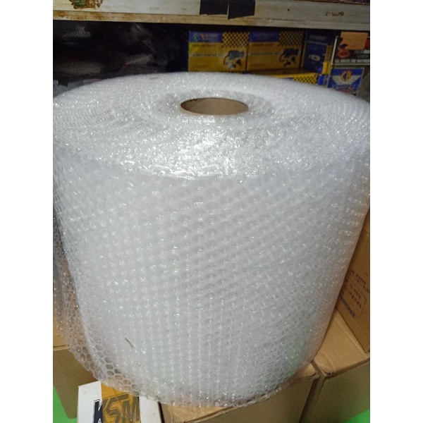 

Bubble wrap tambahan pengaman paking
