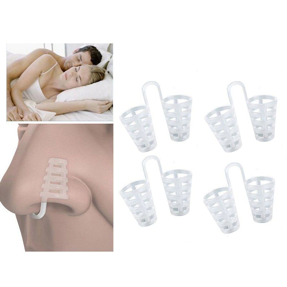 4PCS Alat Bantu Anti Ngorok Dengkur Pernafasan Hidung Stop Snoring Solution