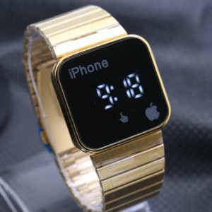 JAM TANGAN APPLE WATCH IPHONE RANTAI SLIM GOLD JAM TANGAN  AP004
