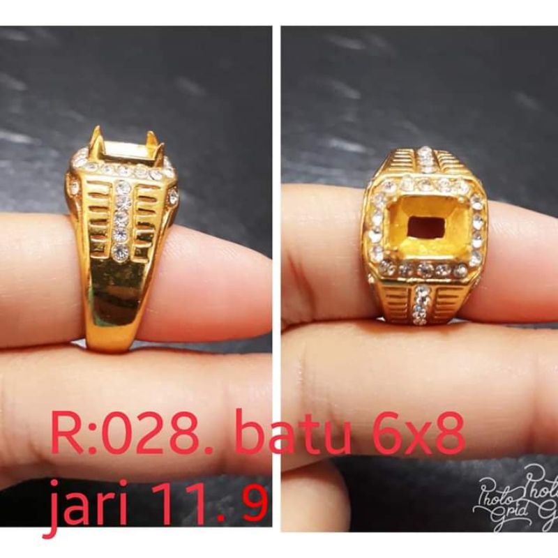 Ikat ring emban perunggu model eropa