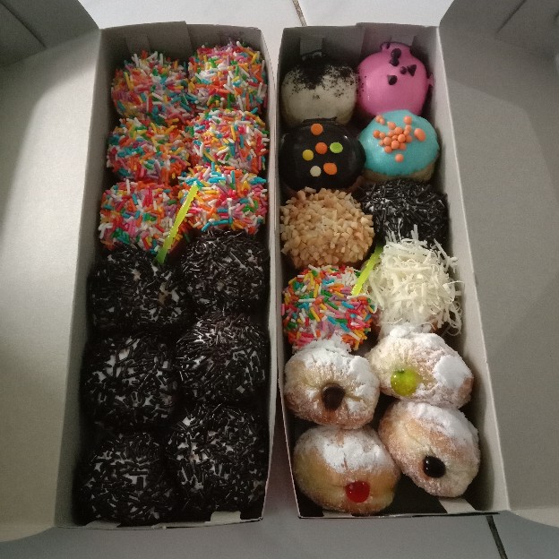 Box Donat / Dus Donat Full Colour Isi 3 - Lock Paper