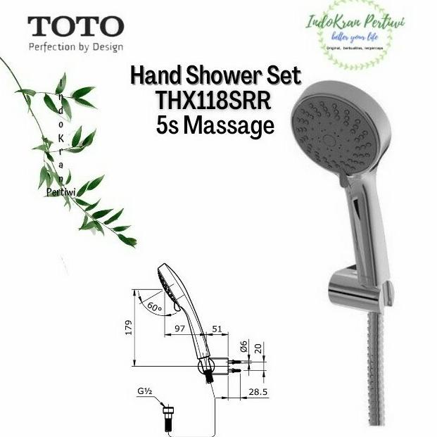 Shower Mandi Toto Thx118Srr / Hand Shower Toto