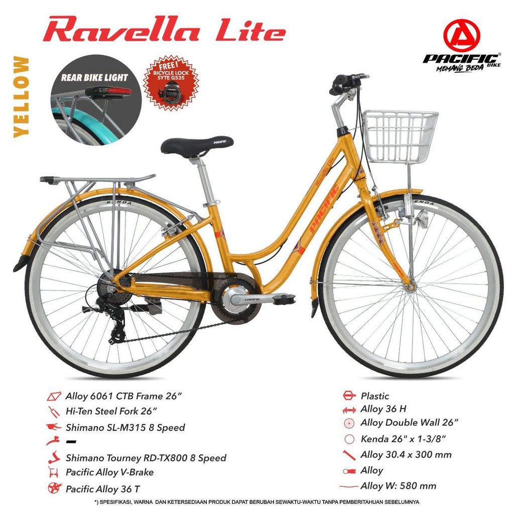 Sepeda CTB 26 Pacific Ravella Lite