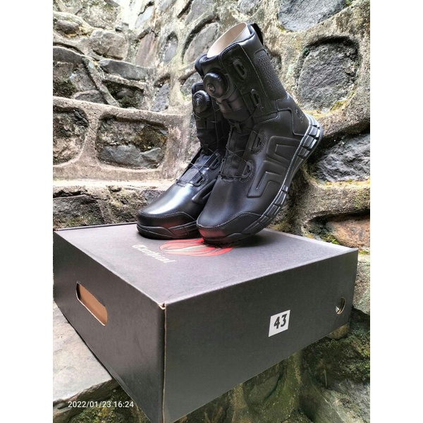 Sepatu PDL Tali Putar Tactical Centurion Terbaru