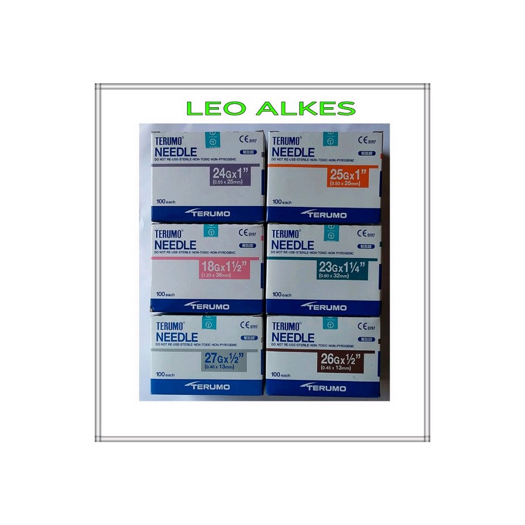 Unik Needle Terumo  Terumo Needle  Nedle  Jarum Terumo No 18 G   30 G Murah
