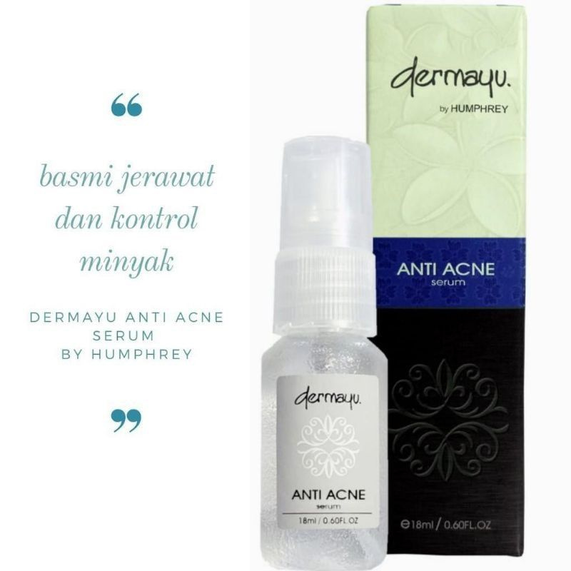 SERUM ACNE - DERMAYU SERUM ANTI ACNE - SERUM JERAWAT - PENGHILANG JERAWAT - SKINCARE WAJAH