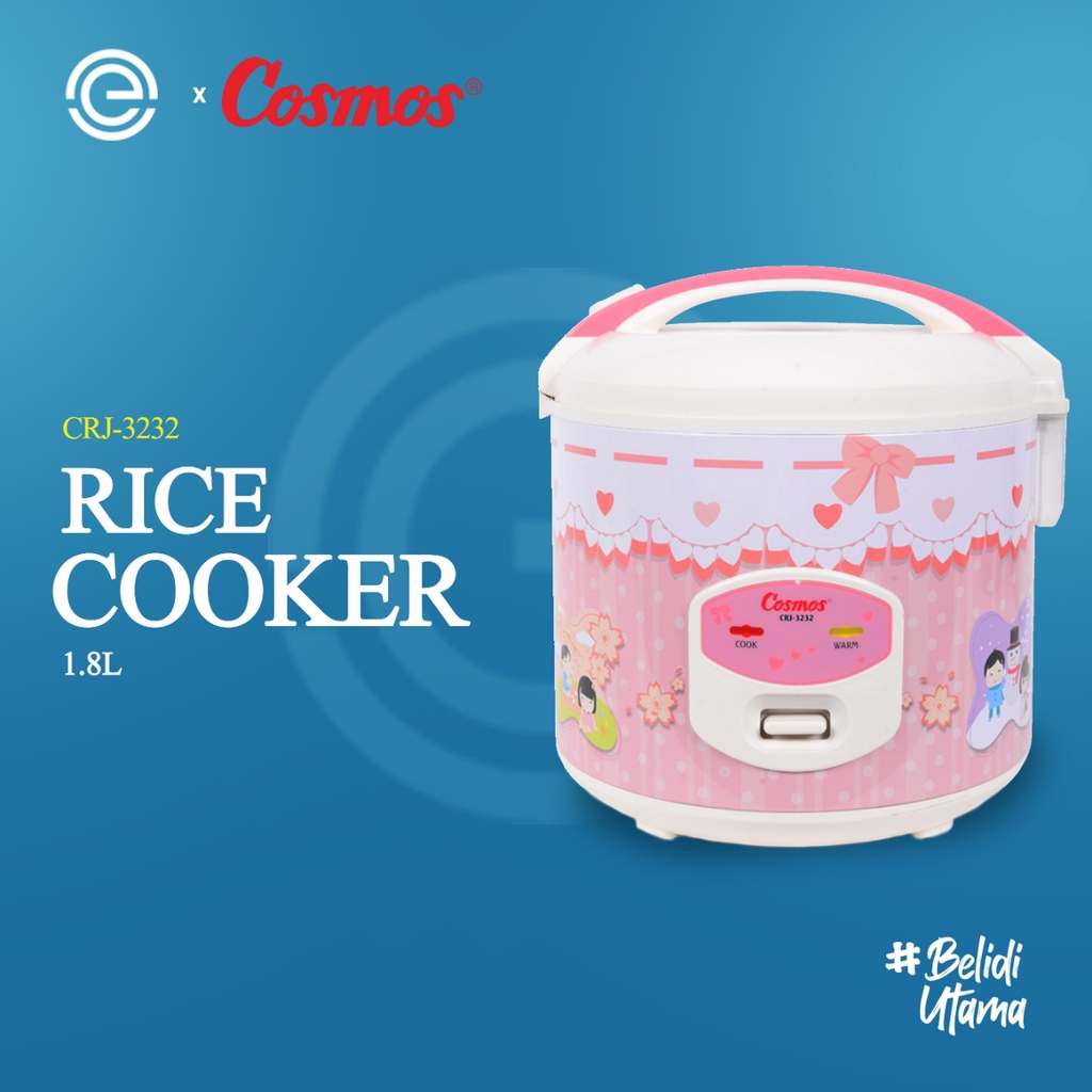COSMOS Rice Cooker 1.8 Liter - CRJ-3232