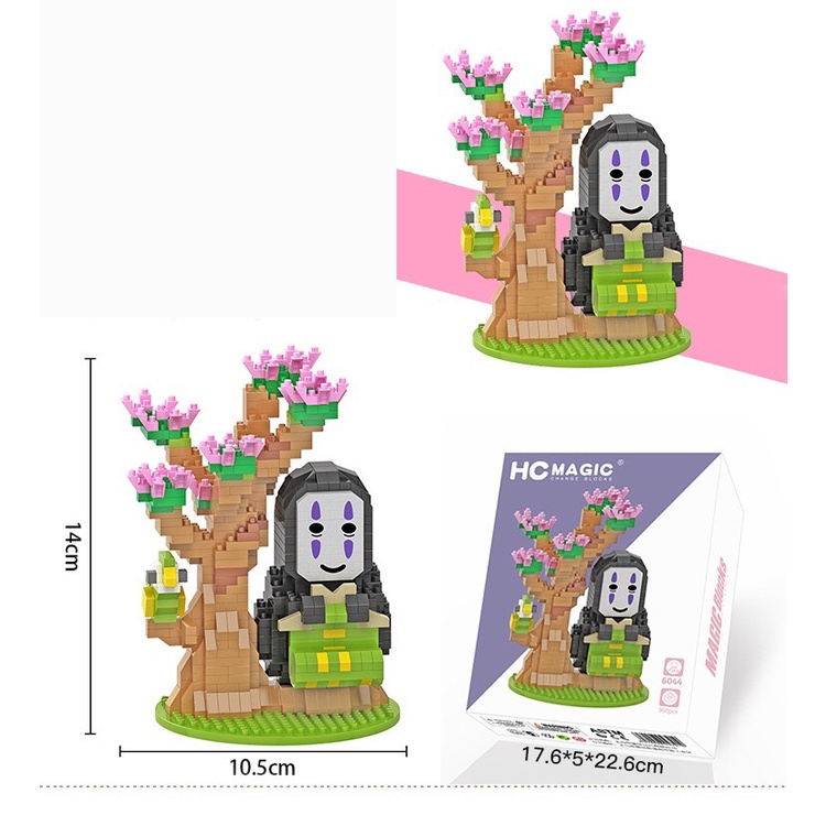 Blok Bangunan Partikel Mikro Mainan Anak Edukasi Kreatif DIY Plug-In Seri 6041-6046