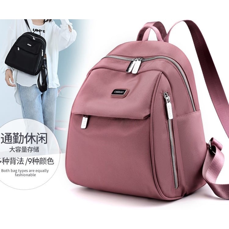 Tas ransel WANITA IMPORT CHIBAO KOREAN  kekinian style J0D7 kerja sekolah BISA COD korea original wa