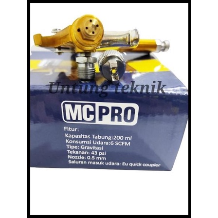 Thor K3B 0.5Mm Spray Gun - Alat Semprot Cat