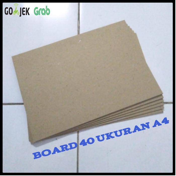 

Kertas Karton Board 40 Ukuran A4 - Isi 10 Lembar